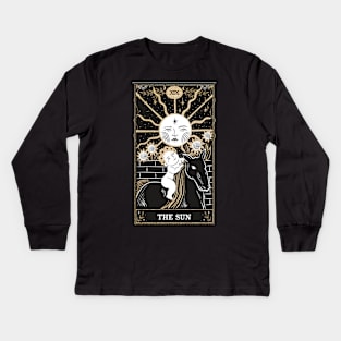 The Sun Tarot Card Kids Long Sleeve T-Shirt